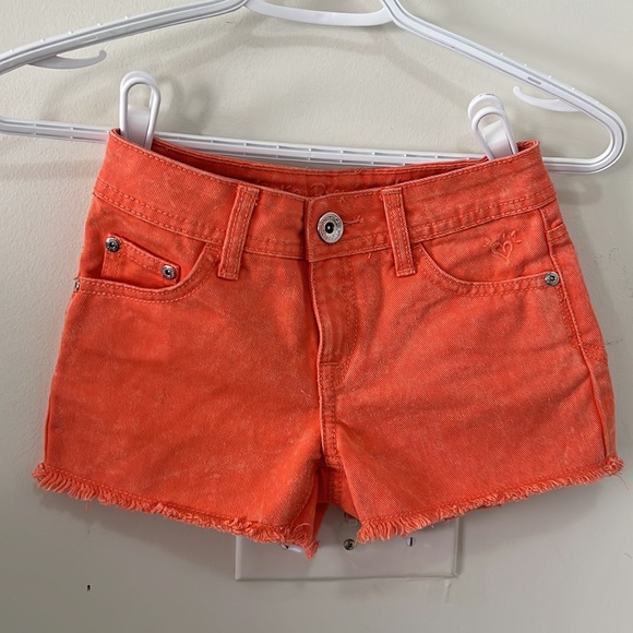 Justice Kids Girls Jeans Shorts Size 10 - Picture 2 of 11